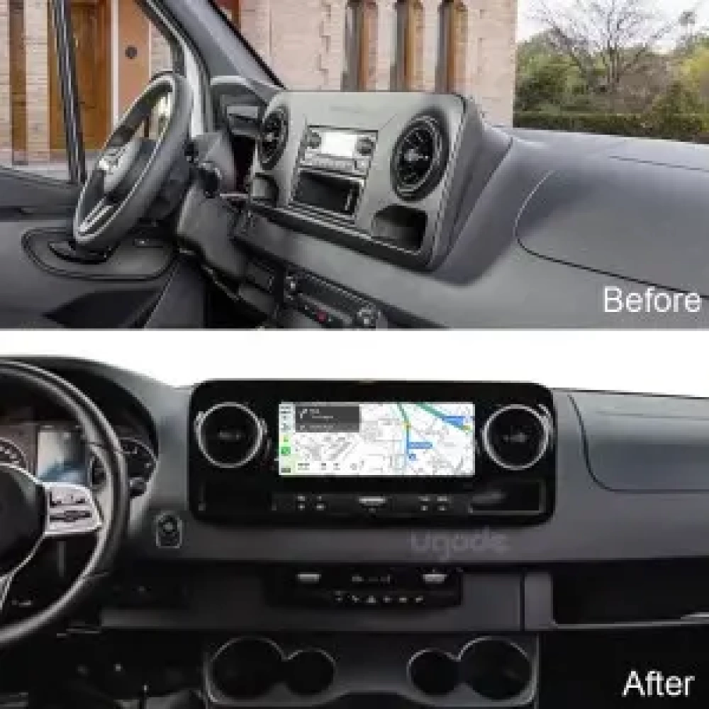 Mercedes Benz Sprinter W907 W910 10.25 inch - CarPlay - Android - GPS Navigasyon - Multimedya Ekran 2018-2024