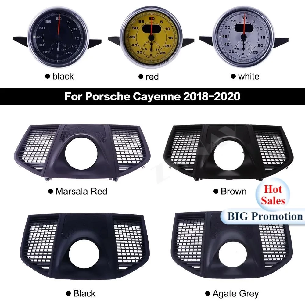 Porsche Macan (2014-2020) Dashboard Merkezi Kronometre ve Pusula (Sport Chrono)