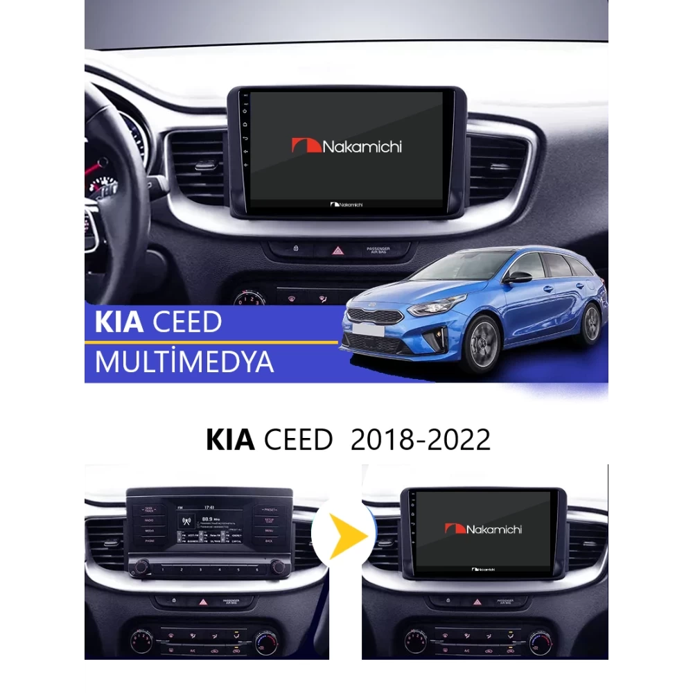 Kia Niro (2016-2020) | Android Multimedya Navigasyon Sistemi (2GB RAM / 32GB ROM)