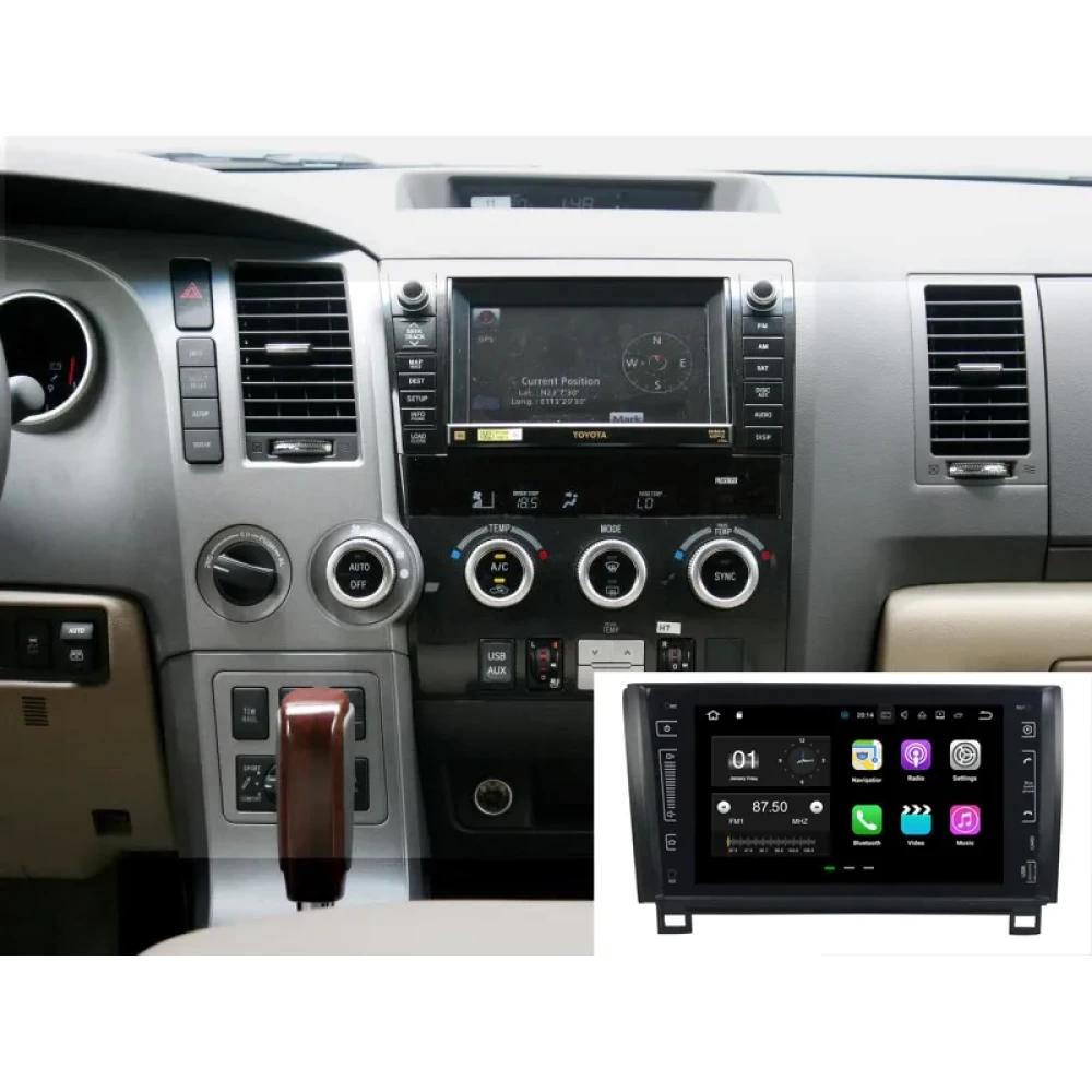 Toyota Sequoia / Tundra (2007-2013) 9 inç Android Multimedya ve Navigasyon Sistemi