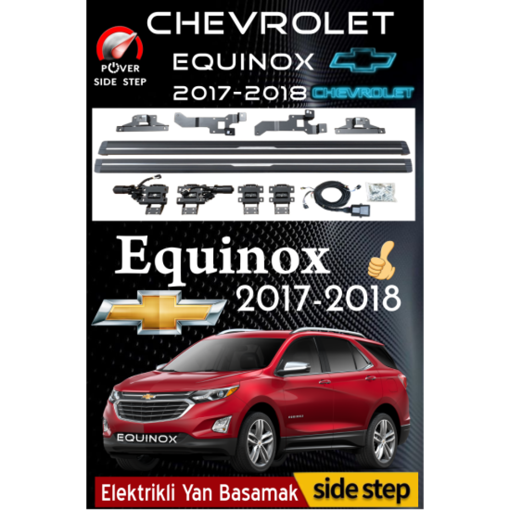 Chevrolet Equinox Elektrikli Yan Basamak 2017-2018