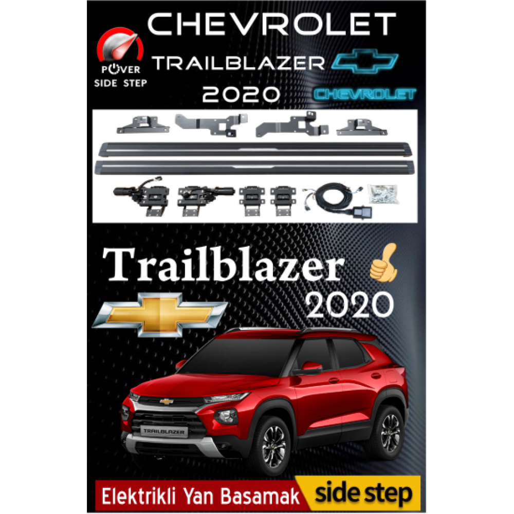 Chevrolet Trailblazer Elektrikli Yan Basamak 2020
