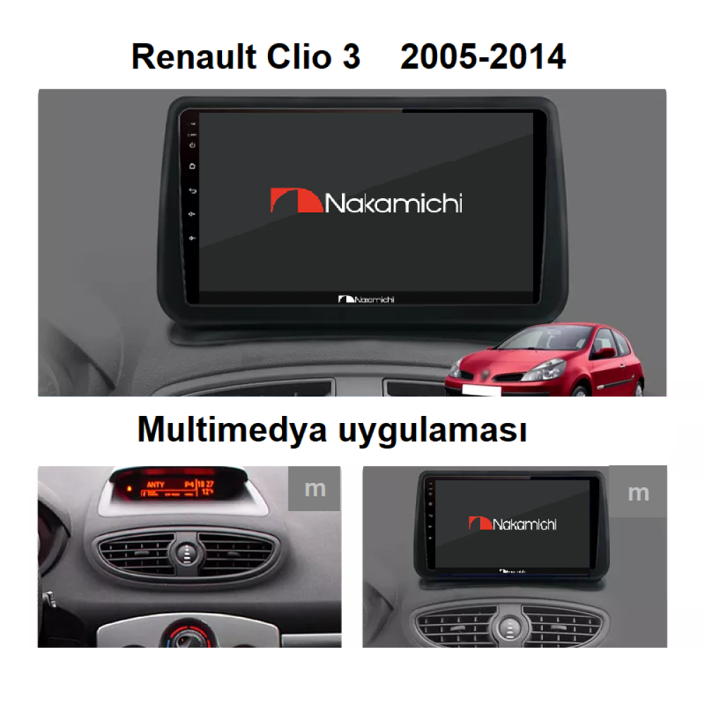 Renault Clio 3 | Android Multimedya Navigasyon Sistemi
