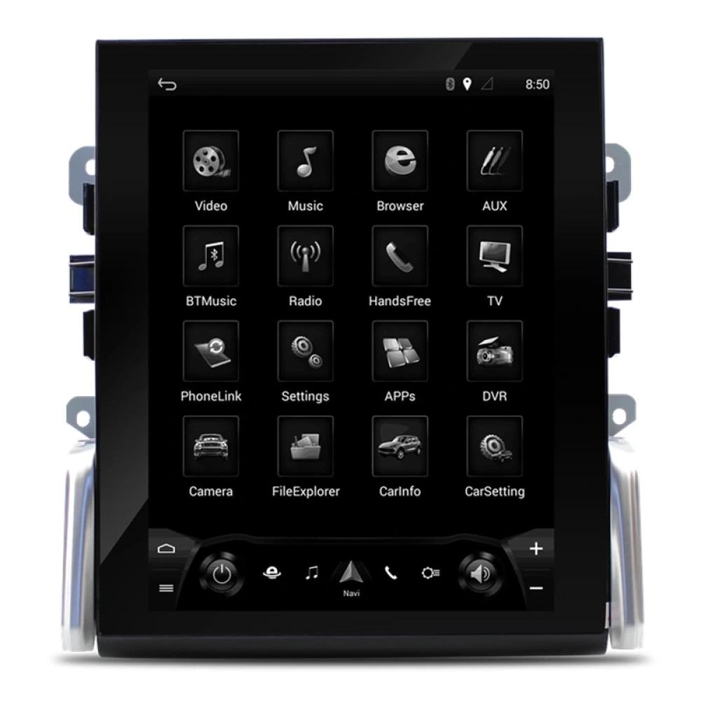 Porsche Macan (2015-2017) Uyumlu 10.4 inç Dikey (Tesla Stil) Android Multimedya Sistemi