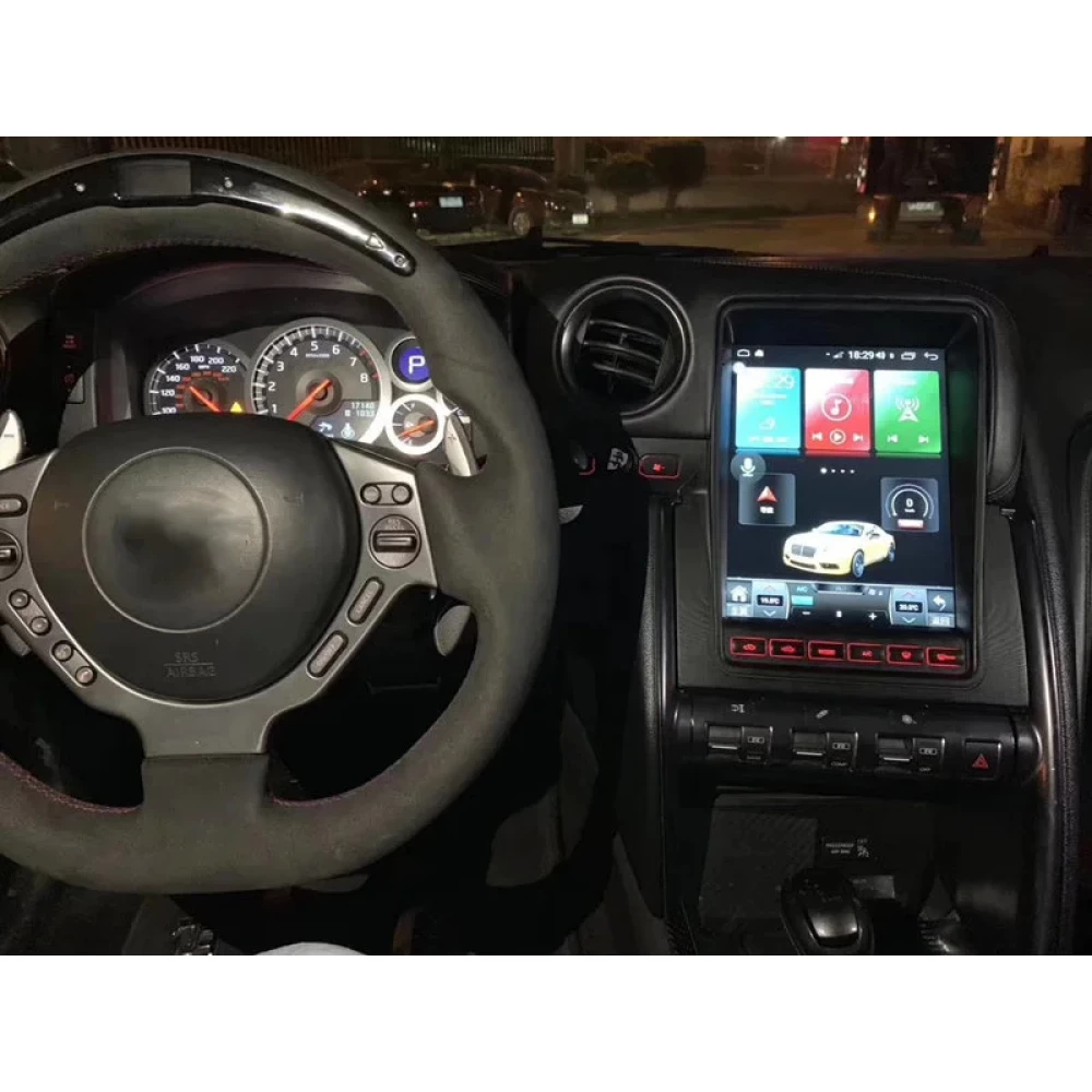 Nissan GT-R R35 (2008-2014) Uyumlu 9.7 inç Tesla Stil Android Multimedya Sistemi