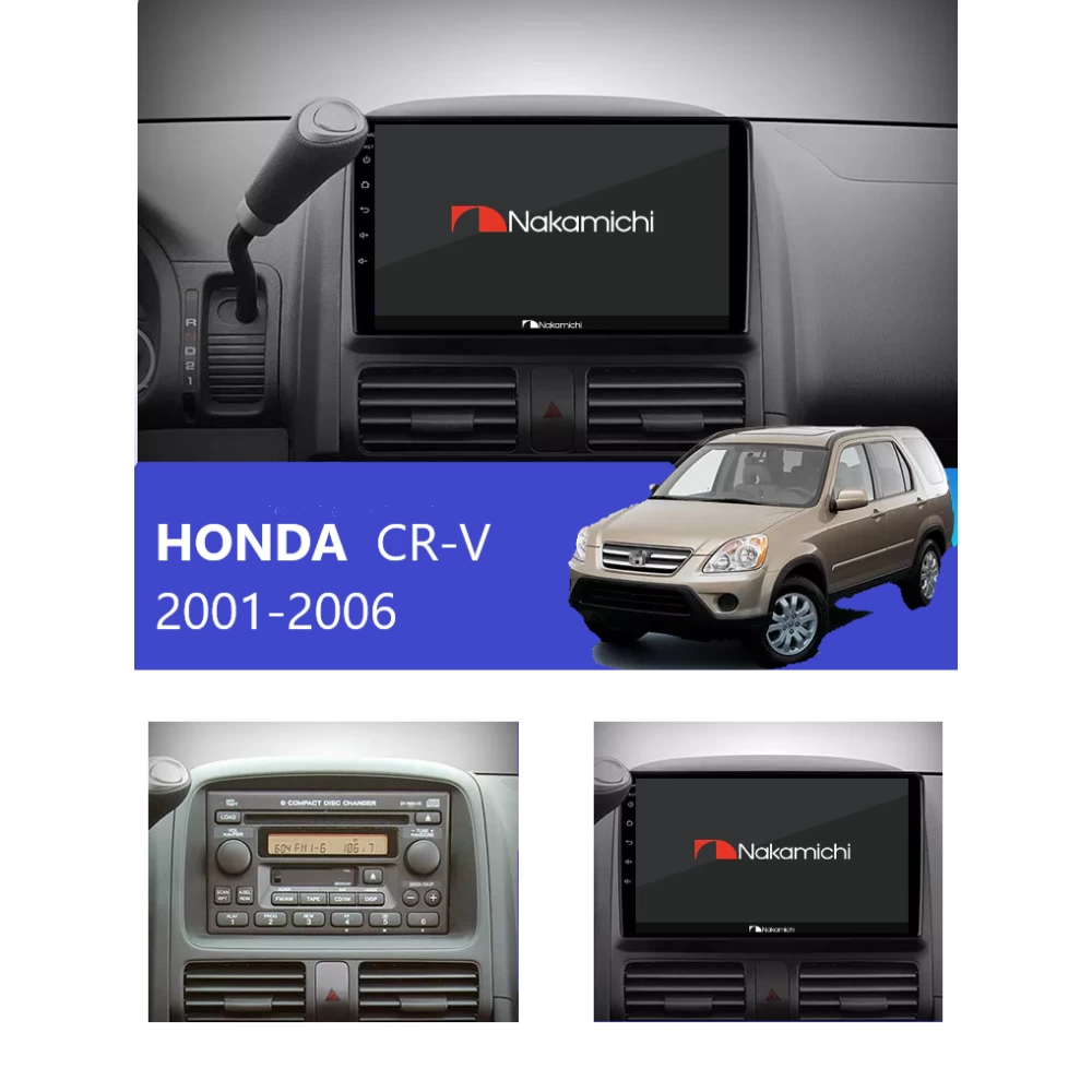 Honda CR-V (2001-2006) Uyumlu Android Multimedya Navigasyon Sistemi