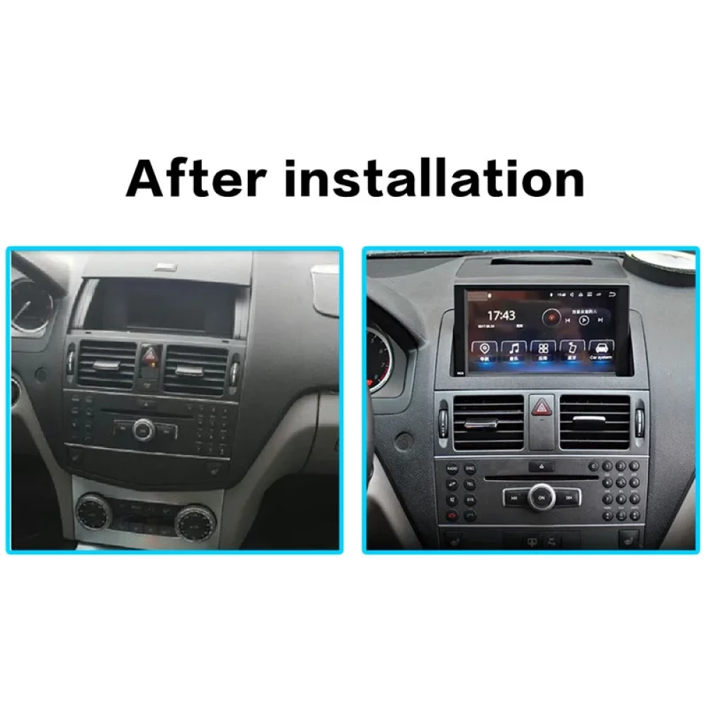 Mercedes-Benz C-Serisi (W204) 2006-2011 Android 13.0 Profesyonel Multimedya Sistemi