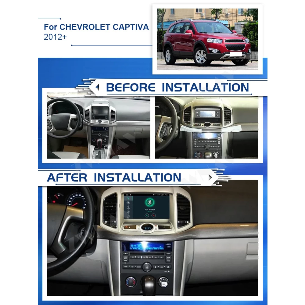 Chevrolet Captiva (2012-2016) Android 12.0 Multimedya ve Navigasyon Sistemi