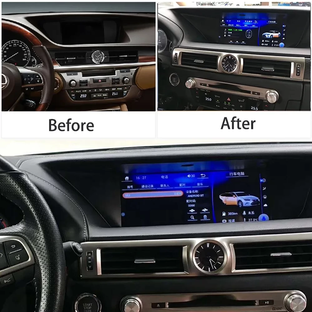Lexus GS Serisi (2012-2020) İçin Android 10 Multimedya & Navigasyon Sistemi
