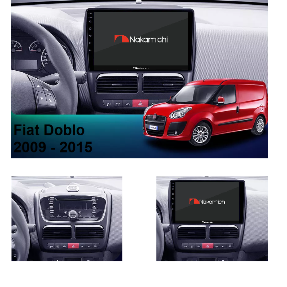 Fiat Doblo (2009-2015) Uyumlu Android Multimedya Navigasyon Sistemi