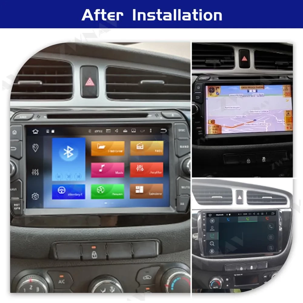 Kia Ceed (2013-2016) Android 14.0 Kablosuz CarPlay & Multimedya Sistemi