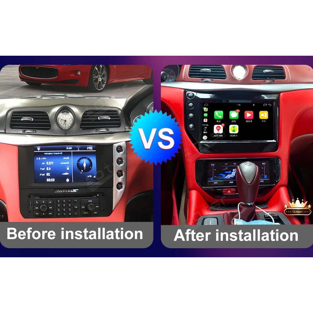 Maserati GranTurismo & GranCabrio (2007-2017) İçin Android Multimedya & Navigasyon Sistemi