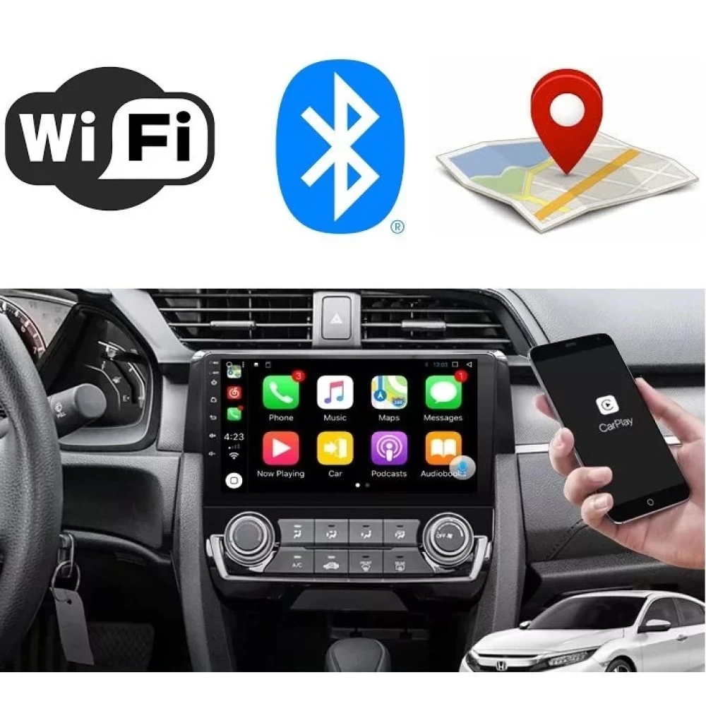 Honda Civic (2017-2020) Uyumlu Android Multimedya Navigasyon Sistemi