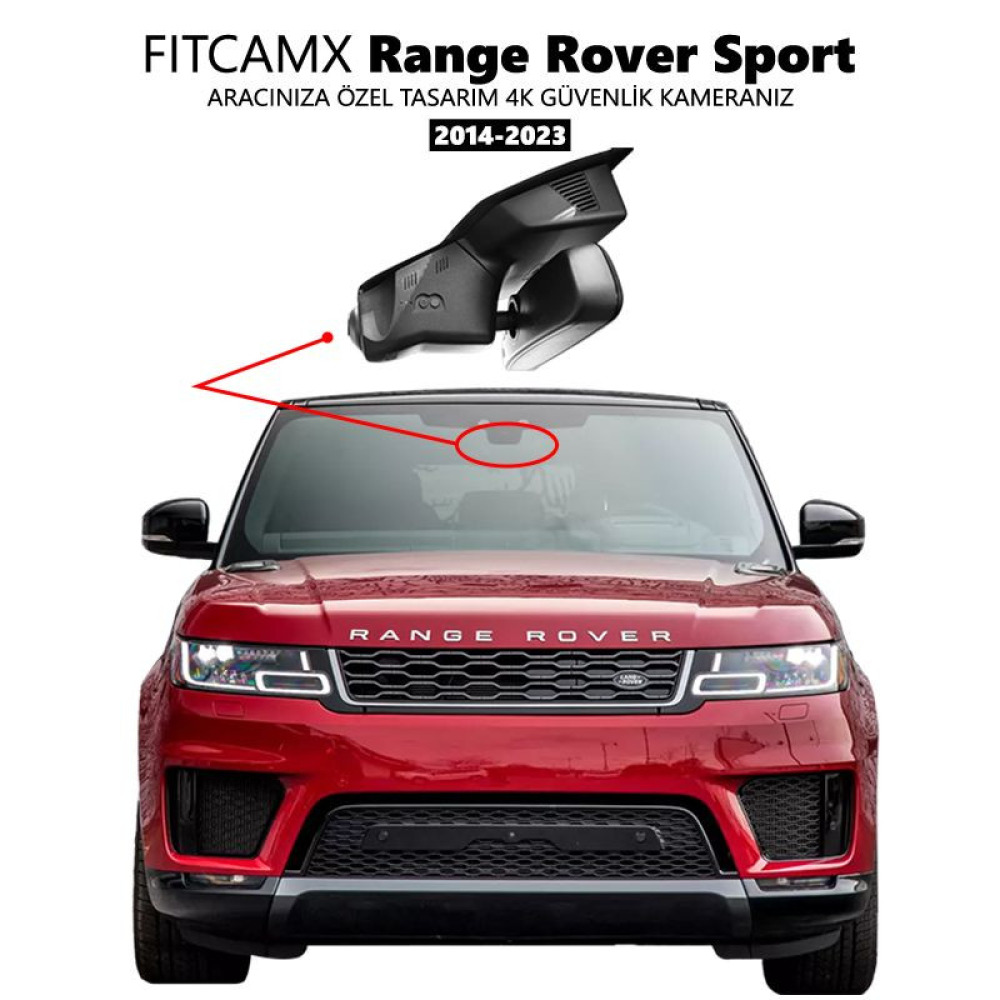 Range Rover Sport Modele Özel 4K Araç Kamerası (2014-2023)