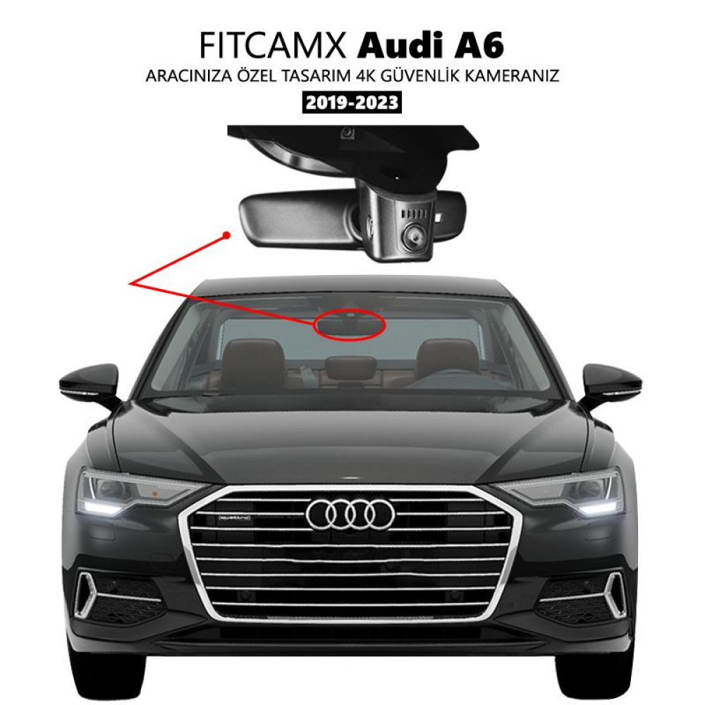Audi A6,S6,RS6 Modele Özel 4K Araç Kamerası (2019-2023)