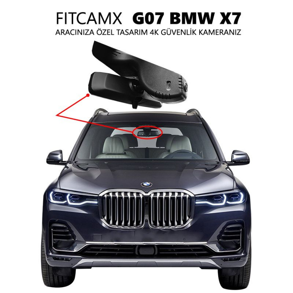 G07 BMW X7 Modele Özel 4K Araç Kamerası (Model B)