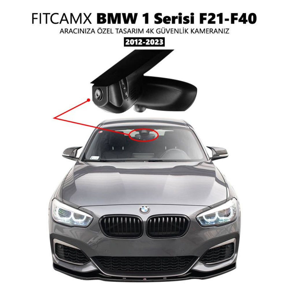 BMW 1 Serisi F21,F40 Modele Özel 4K Araç Kamerası (2012-2023) (Model A)