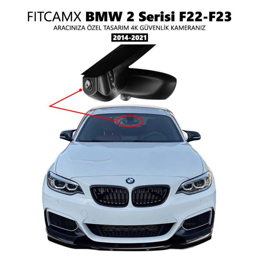 BMW 2 Serisi F22,F23 Modele Özel 4K Araç Kamerası (2014-2022)