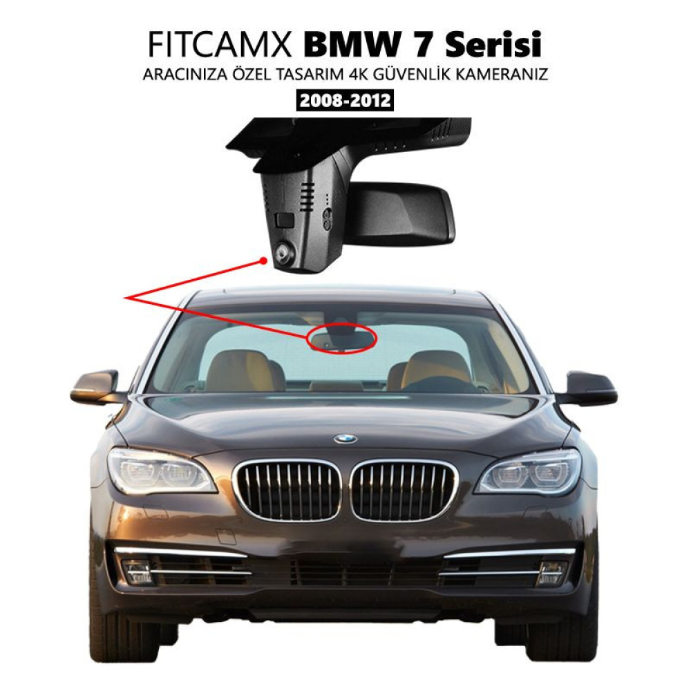 BMW 7 Serisi F01,F02 Modele Özel 4K Araç Kamerası (2008-2012)