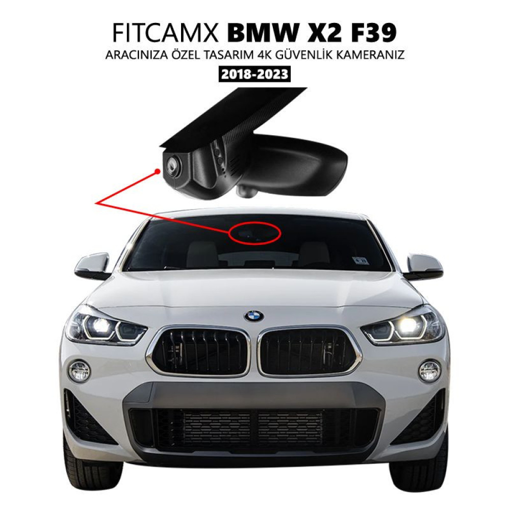 BMW X2 F39 Modele Özel 4K Araç Kamerası (2018-2023) (Model A)
