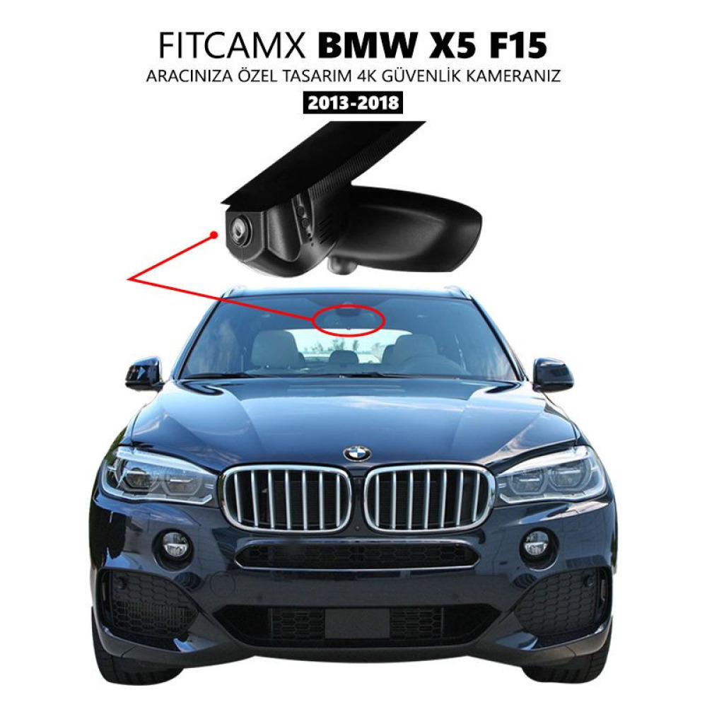 BMW X5 F15 Modele Özel 4K Araç Kamerası (2013-2018)