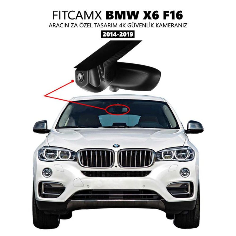 BMW X6 F16 Modele Özel 4K Araç Kamerası (2014-2019) (Model A)
