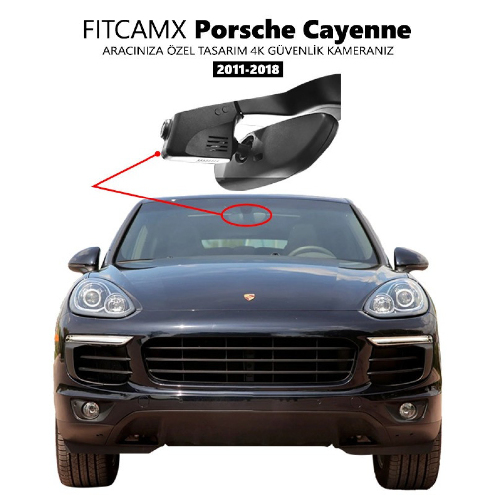 Porsche Cayenne Modele Özel 4K Araç Kamerası (2011-2018)
