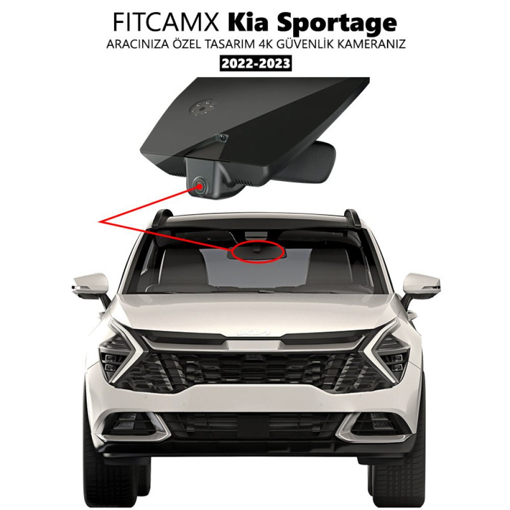 Kia Sportage Modele Özel 4K Araç Kamerası (2022-2023)