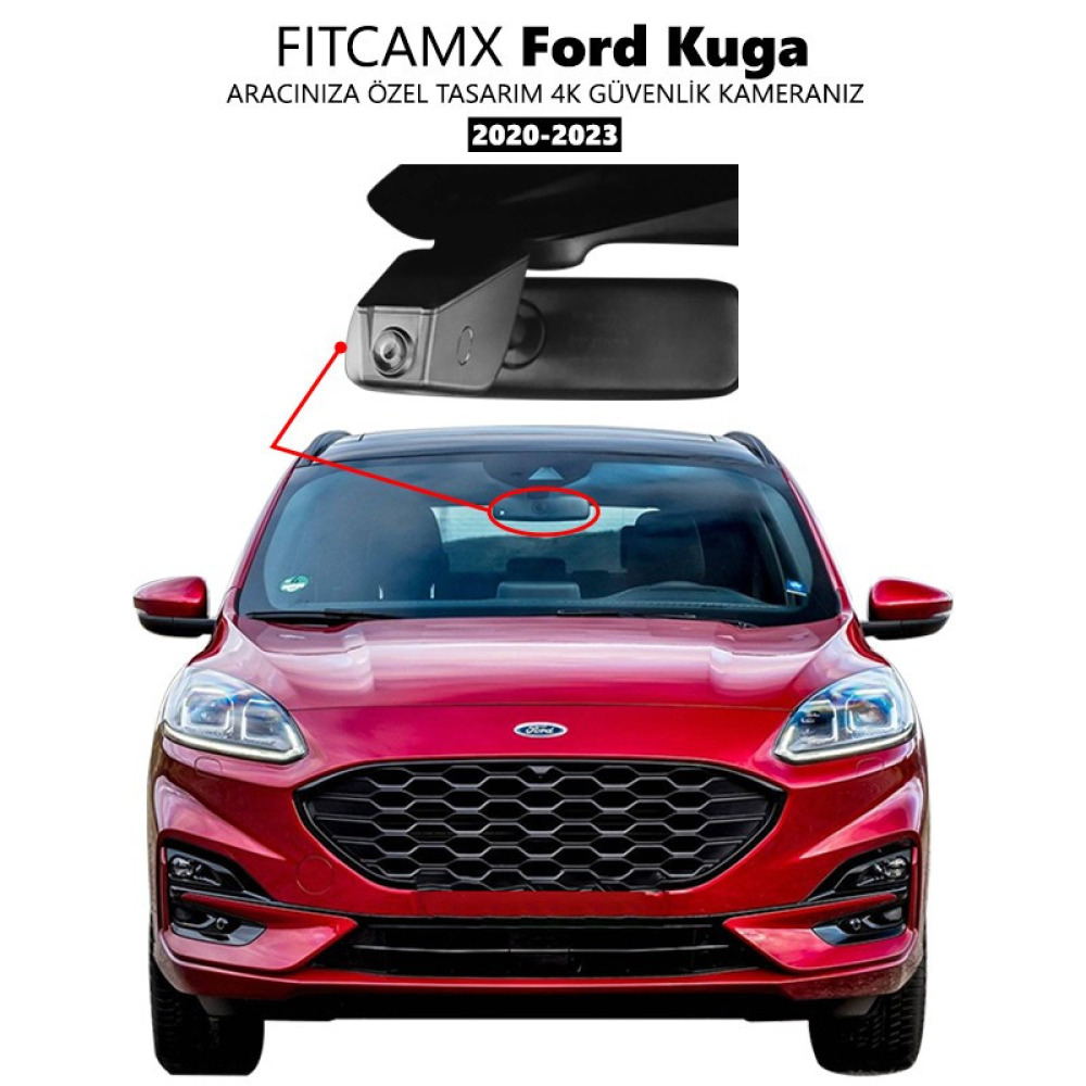 Ford Kuga Modele Özel 4K Araç Kamerası (2020-2023)