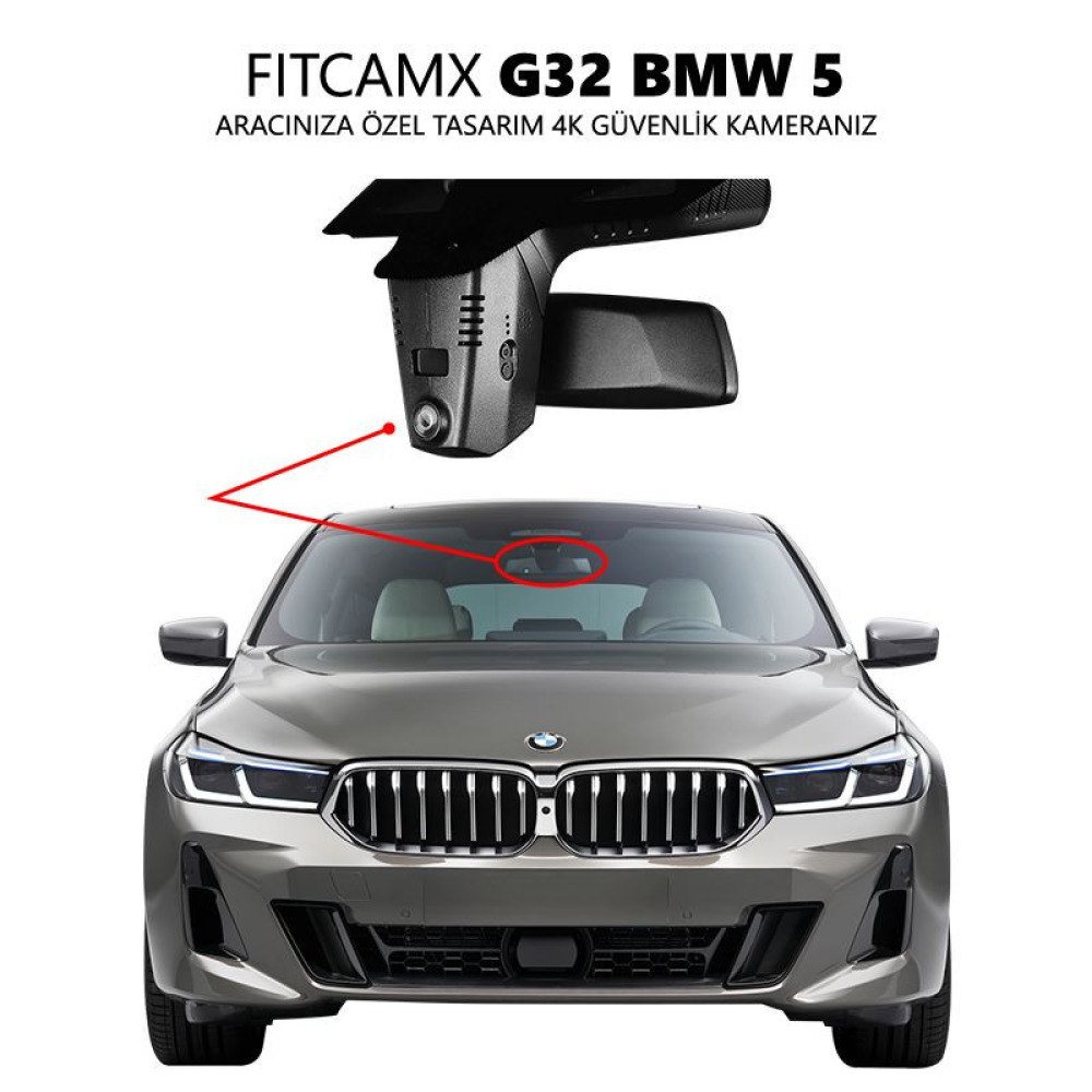 G32 BMW 6 Serisi GT Modele Özel 4K Araç Kamerası