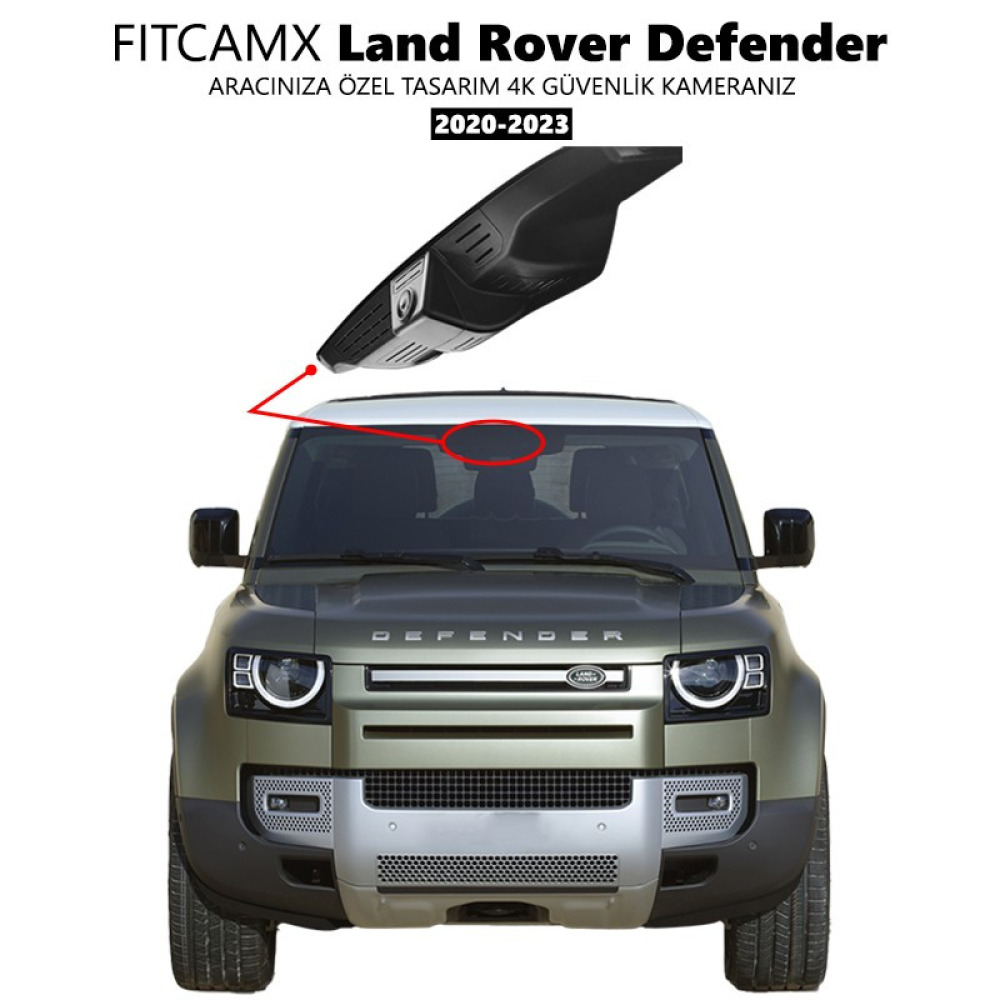 Land Rover Defender Modele Özel 4K Araç Kamerası