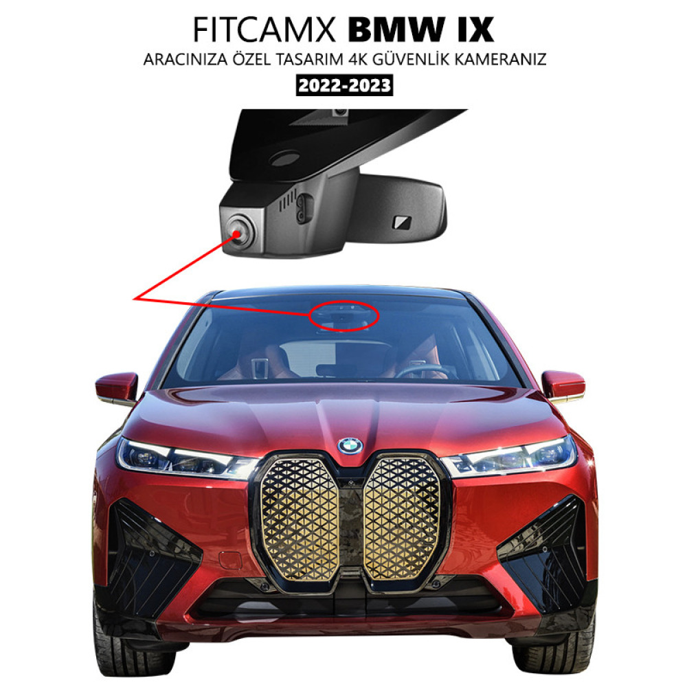 BMW iX Modele Özel 4K Araç Kamerası (2022-2023)