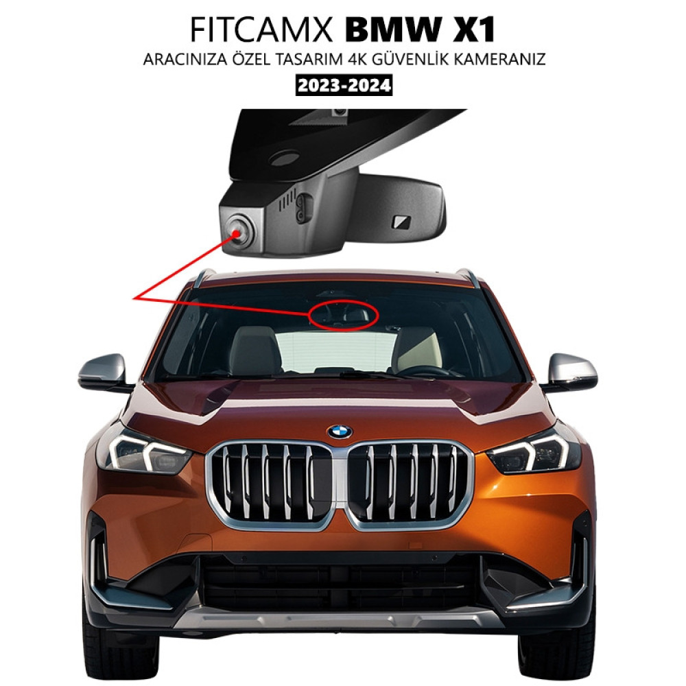 BMW X1 (U11) Modele Özel 4K Araç Kamerası (2022-2023)
