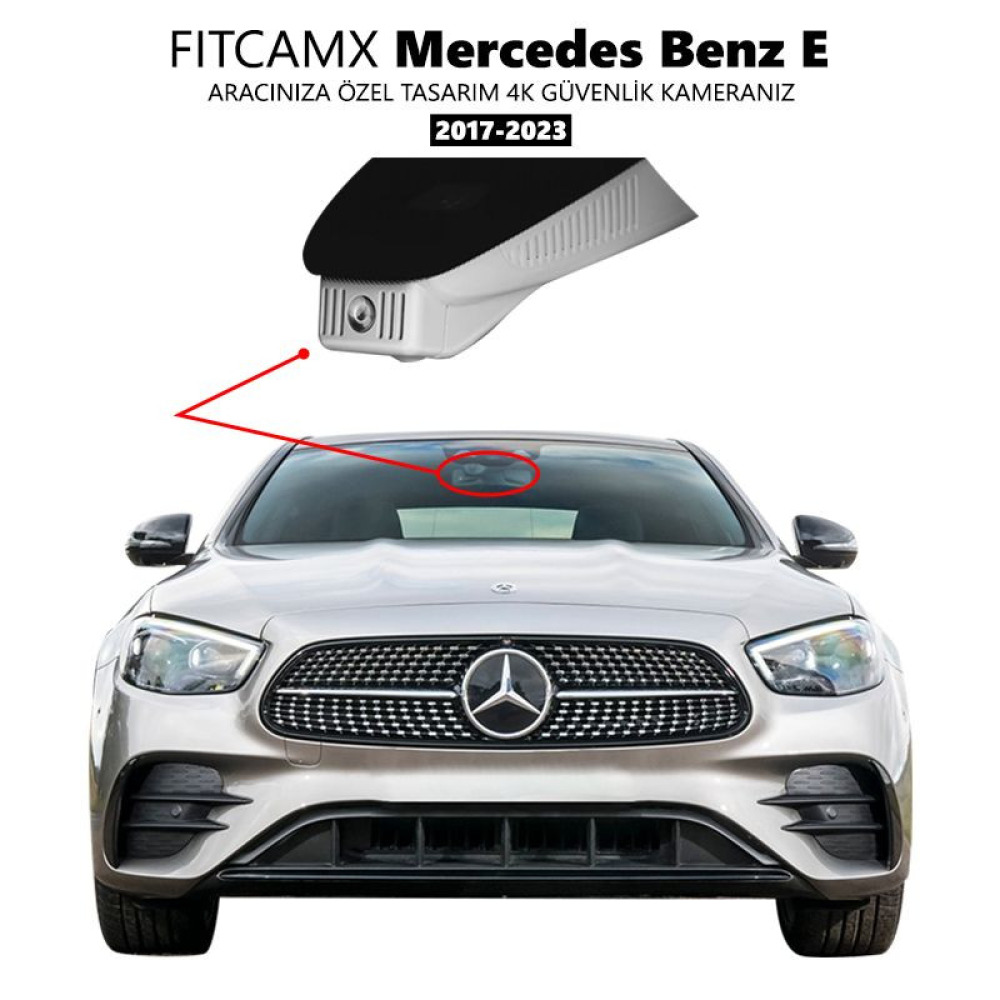Mercedes Benz E Serisi Modele Özel 4K Araç Kamerası (2017-2023)