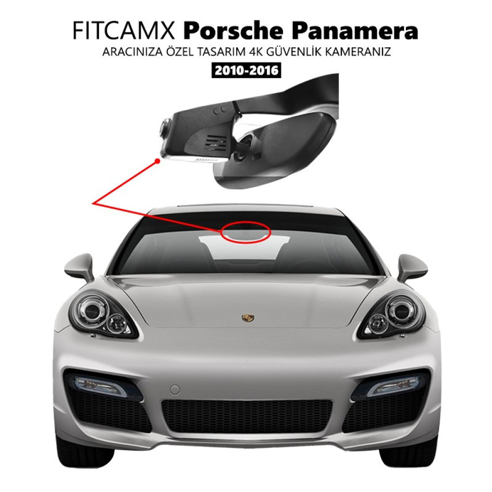 Porsche Panamera Modele Özel 4K Araç Kamerası (2010-2016)