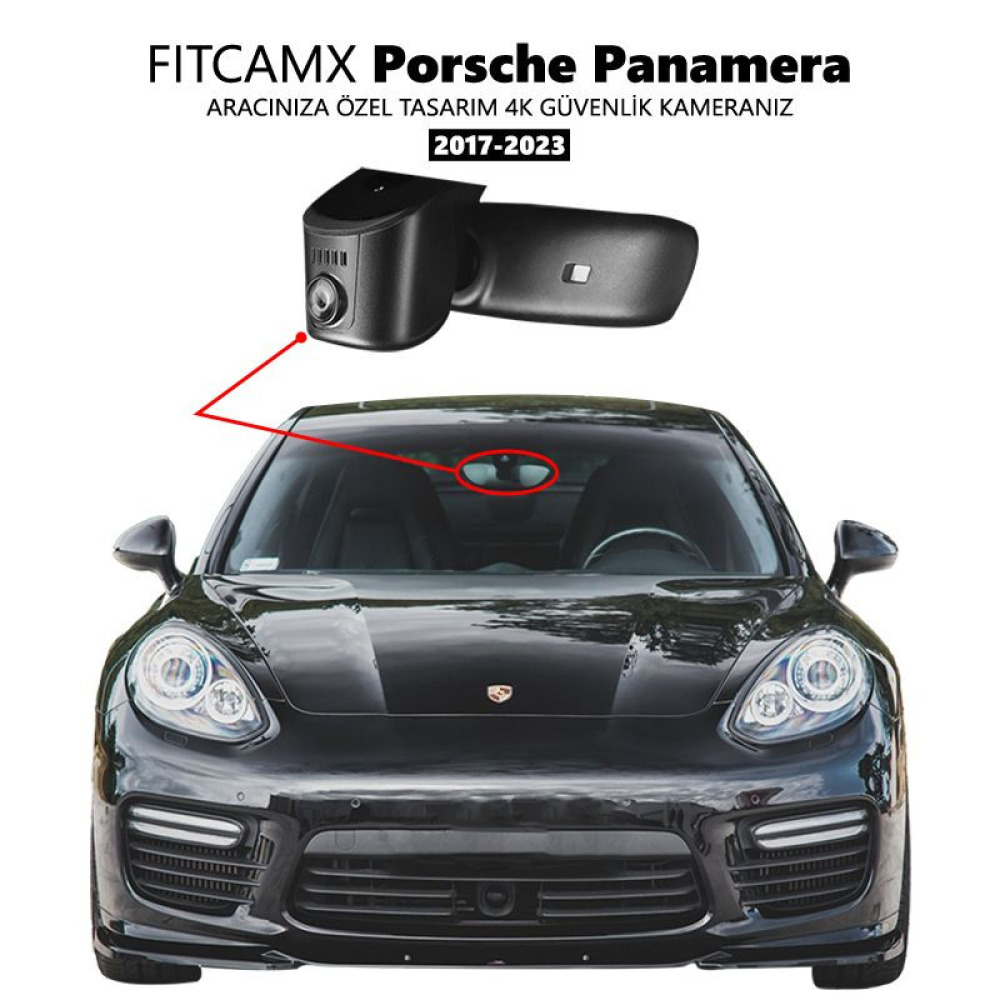 Porsche Panamera Modele Özel 4K Araç Kamerası (2017-2023)