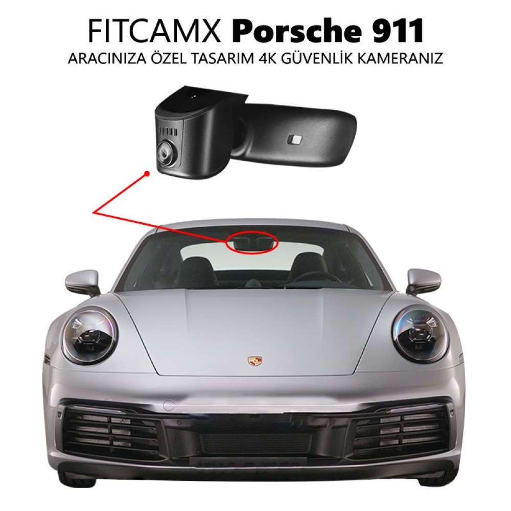 992 Porsche 911 Modele Özel 4K Araç Kamerası