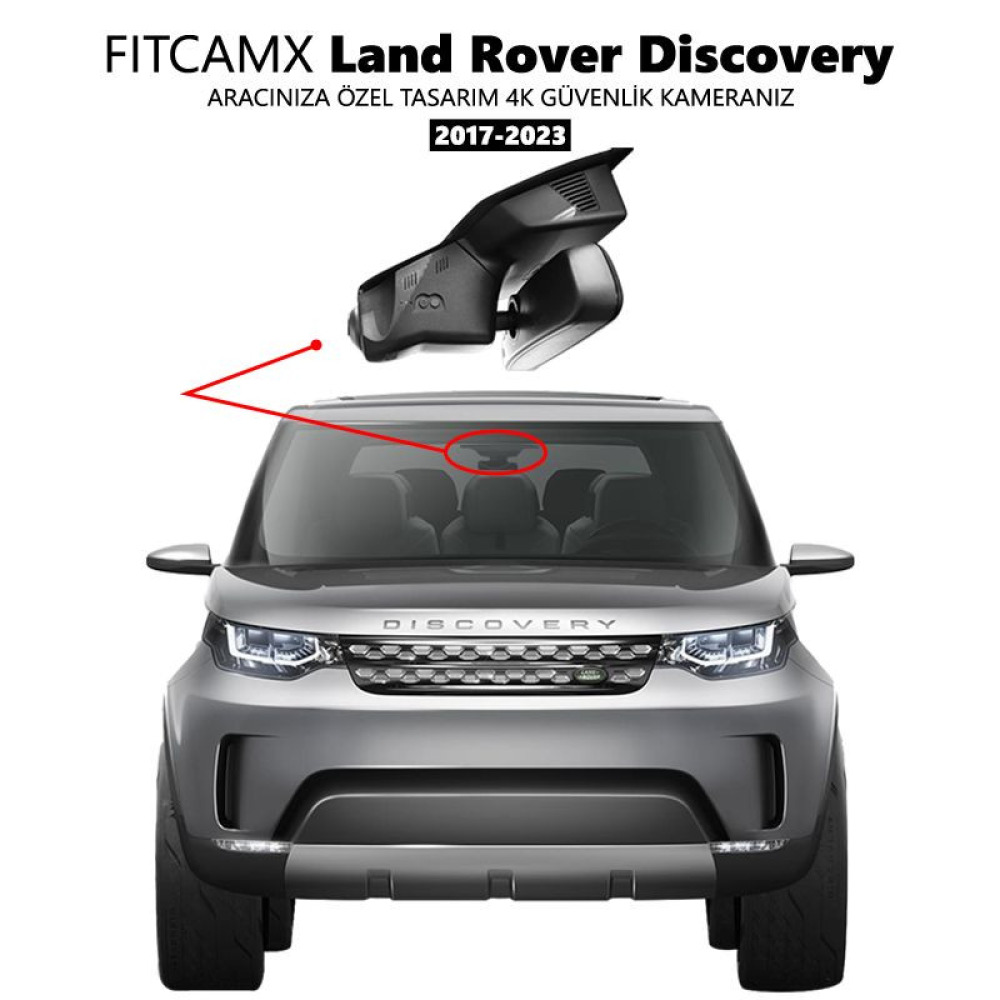 Land Rover Discovery Modele Özel 4K Araç Kamerası (2017-2023)