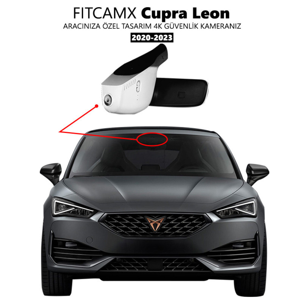 Cupra Leon Modele Özel 4K Araç Kamerası (2020-2023)