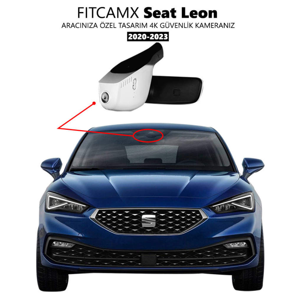 Seat Leon Modele Özel 4K Araç Kamerası (2020-2023)