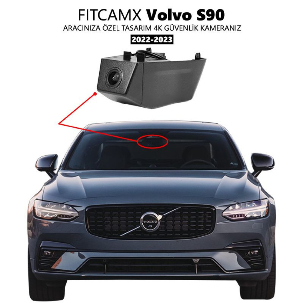 Volvo S90 Modele Özel 4K Araç Kamerası (2022-2023)