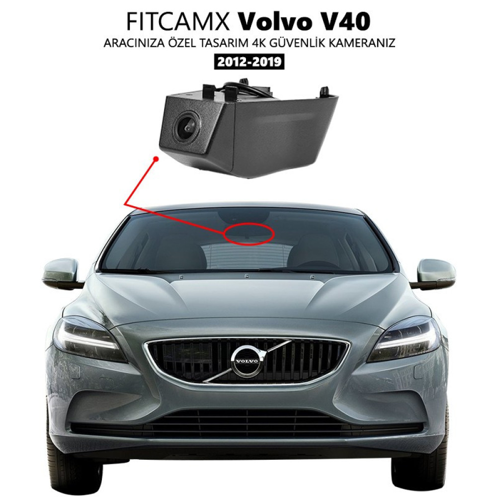 Volvo V40 Modele Özel 4K Araç Kamerası (2012-2019) (Model B)