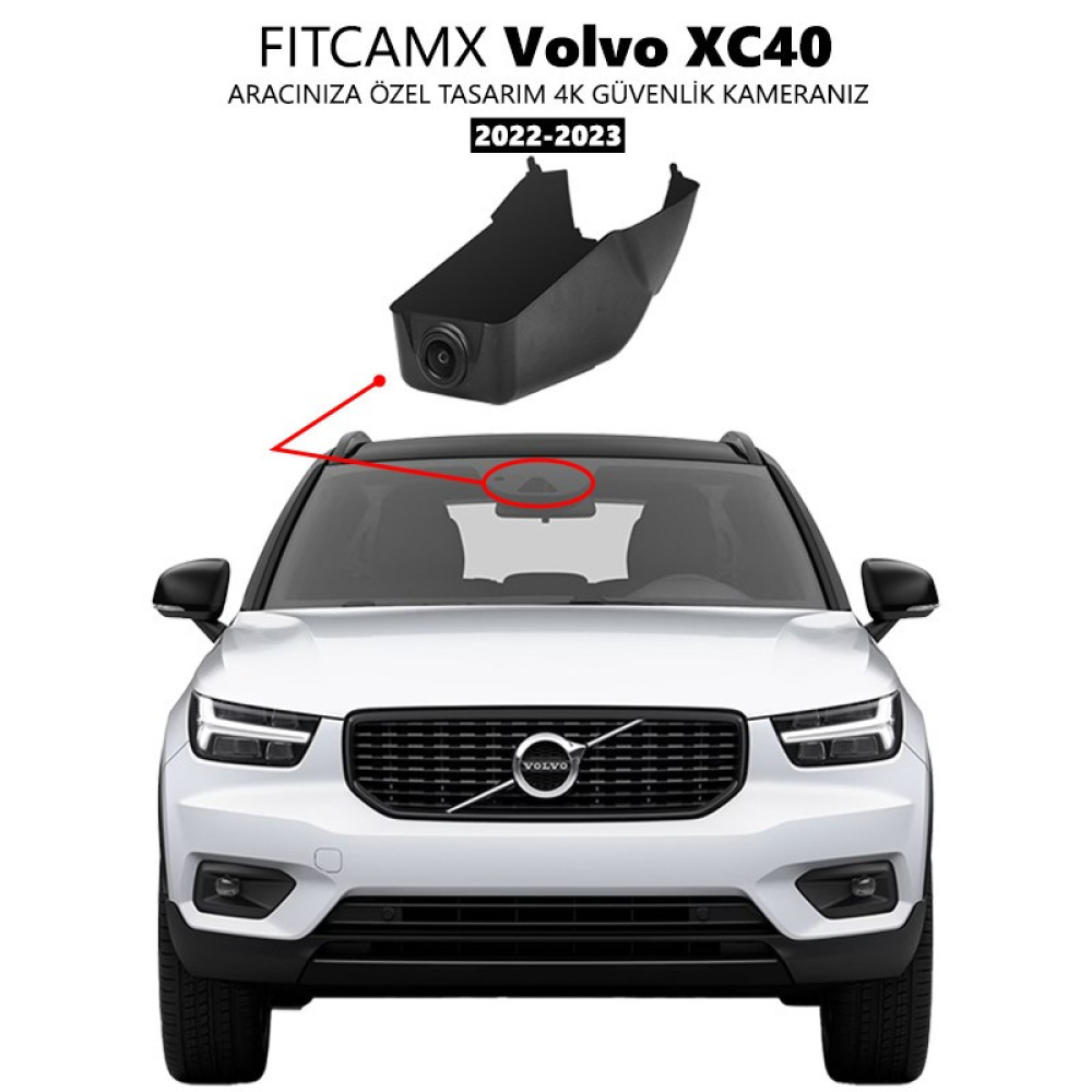 Volvo XC40 Model Özel 4K Araç Kamerası (2022-2023) (Model B)