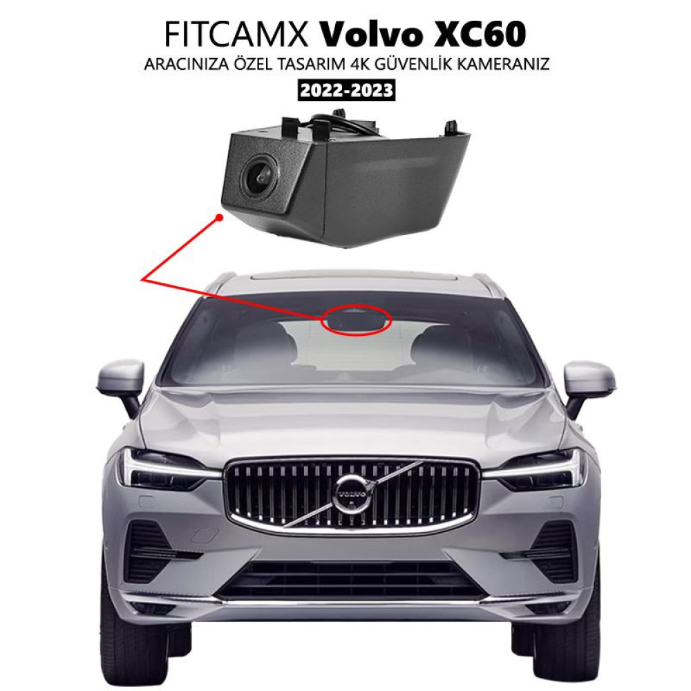 Volvo XC60 Modele Özel 4K Araç Kamerası (2022-2023)