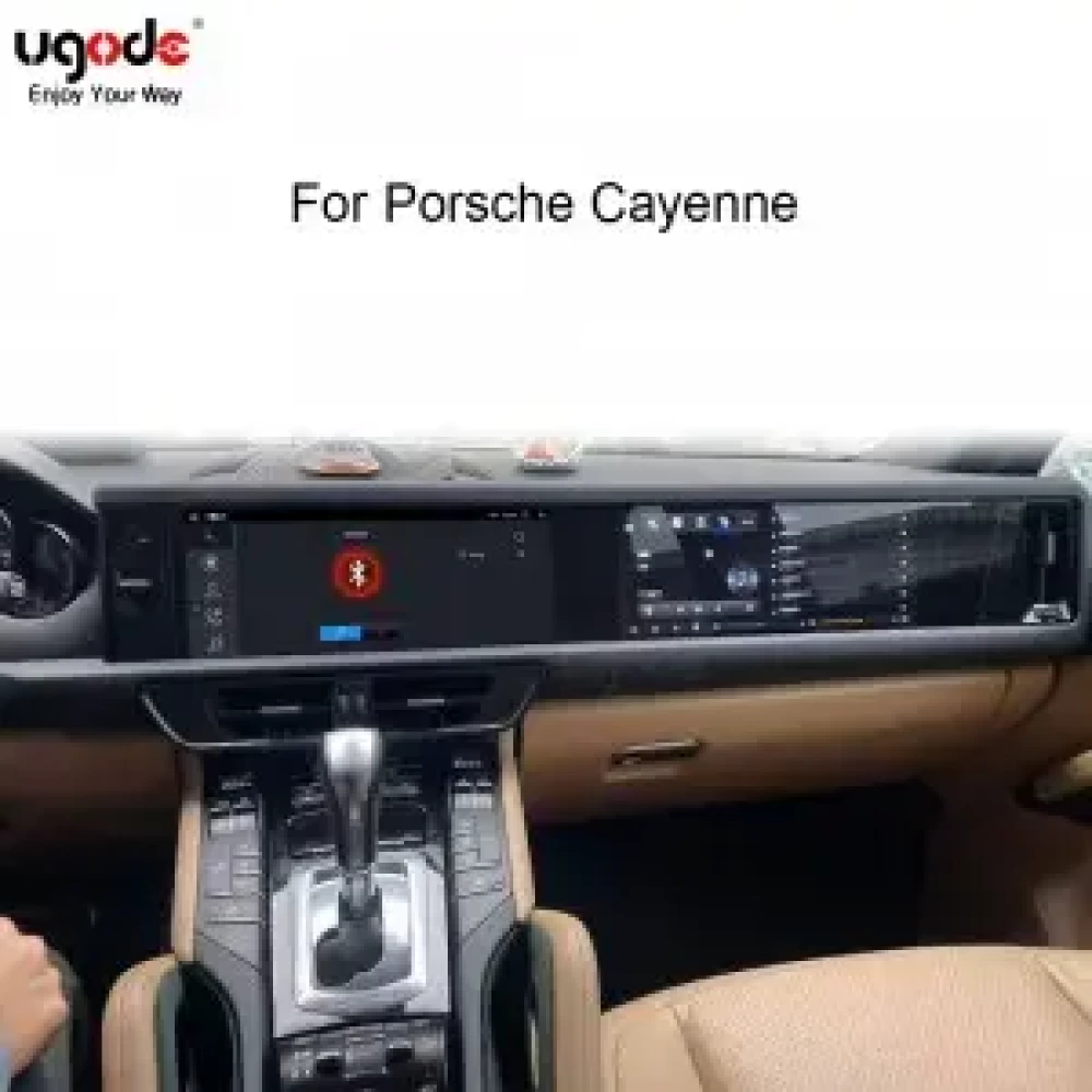 Porsche Cayenne 12.3 inch İkili Multimedya Ekran (Dual Screen) - CarPlay - Android - GPS Navigasyon 2010-2017