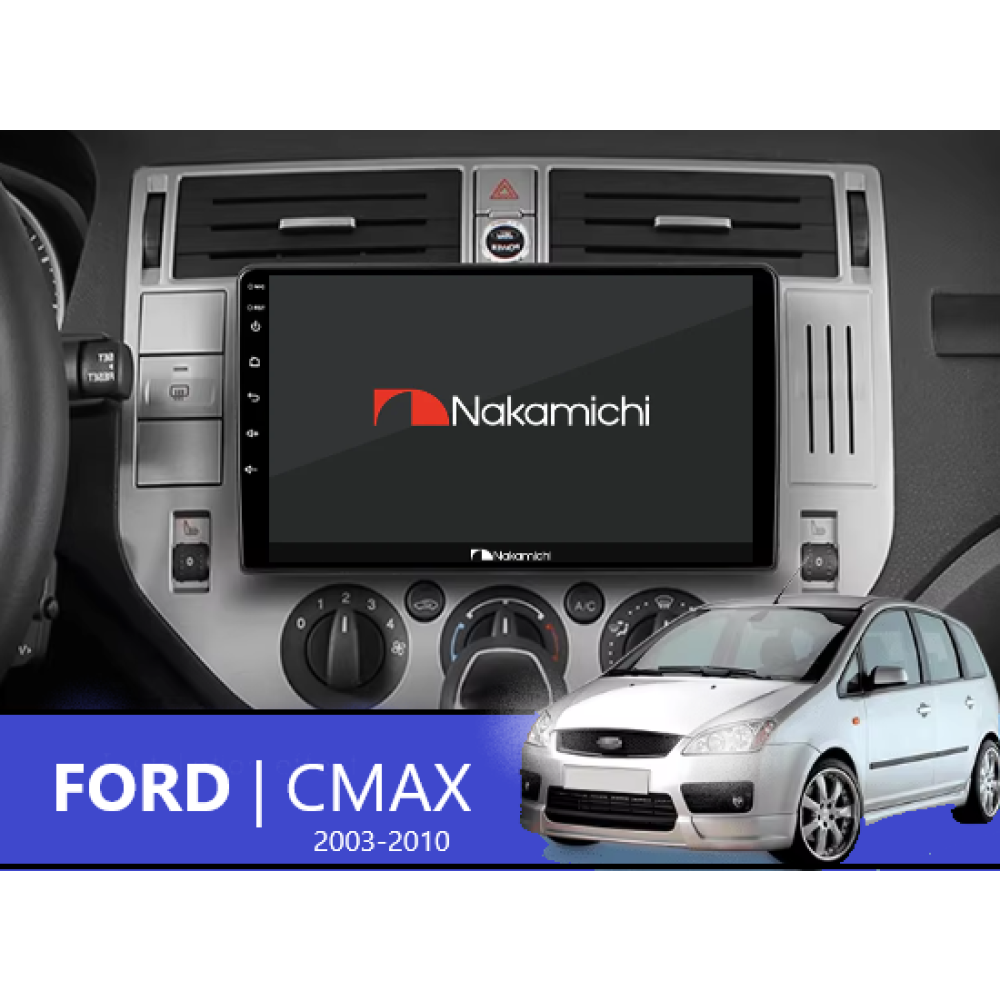 FORD C-MAX (2003-2010) | 9 INCH | Uyumlu Android Multimedya Navigasyon Sistemi
