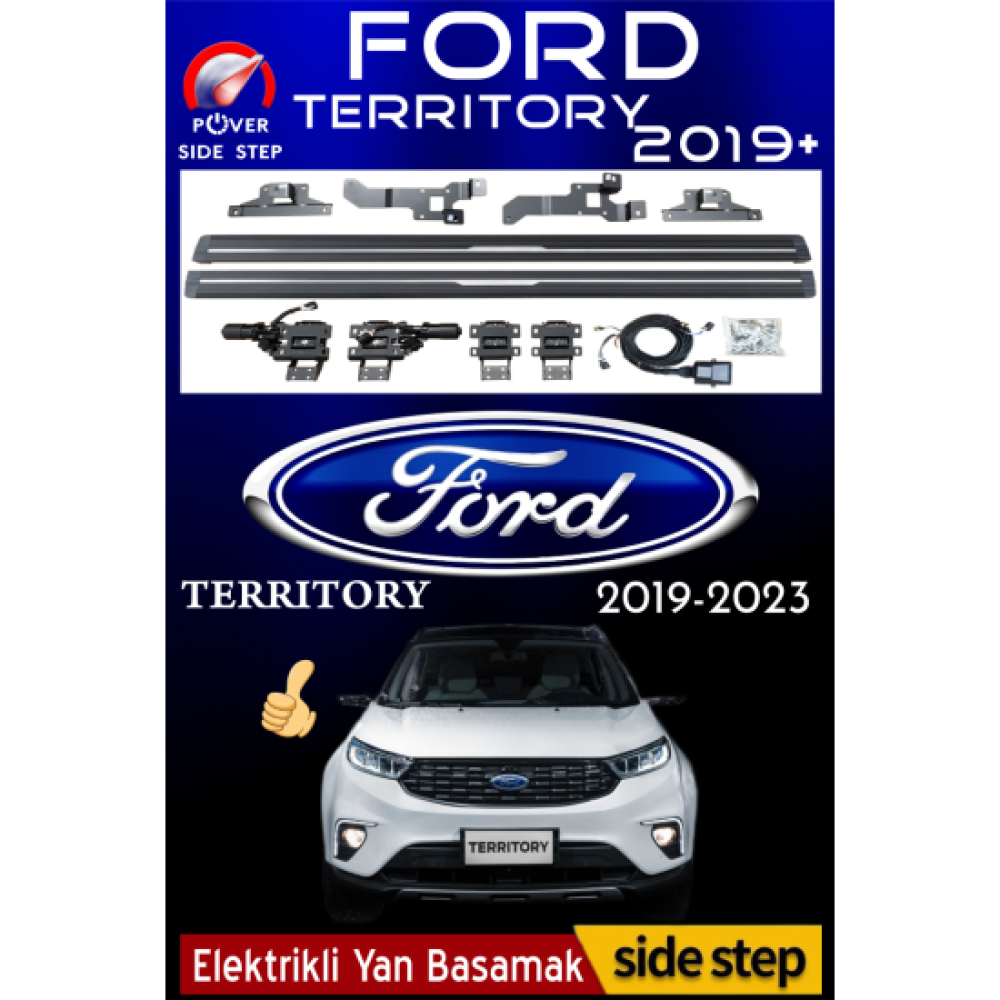 Ford Territory Elektrikli Yan Basamak 2019-2023