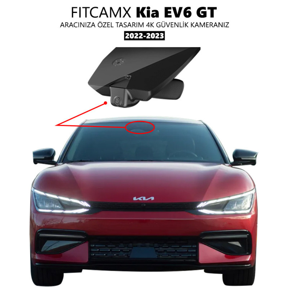 Kia EV6 GT Modele Özel 4K Araç Kamerası (2022-2023)