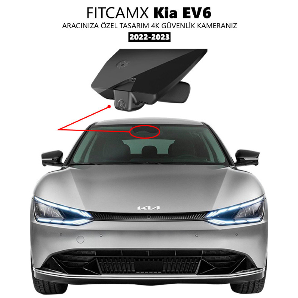 Kia EV6 Modele Özel 4K Araç Kamerası (2022-2023)
