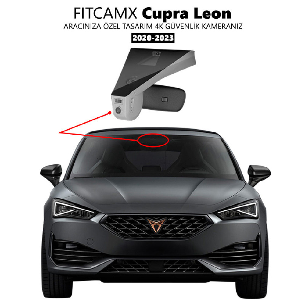 Cupra Leon Modele Özel 4K Araç Kamerası (2020-2023) (Model B)